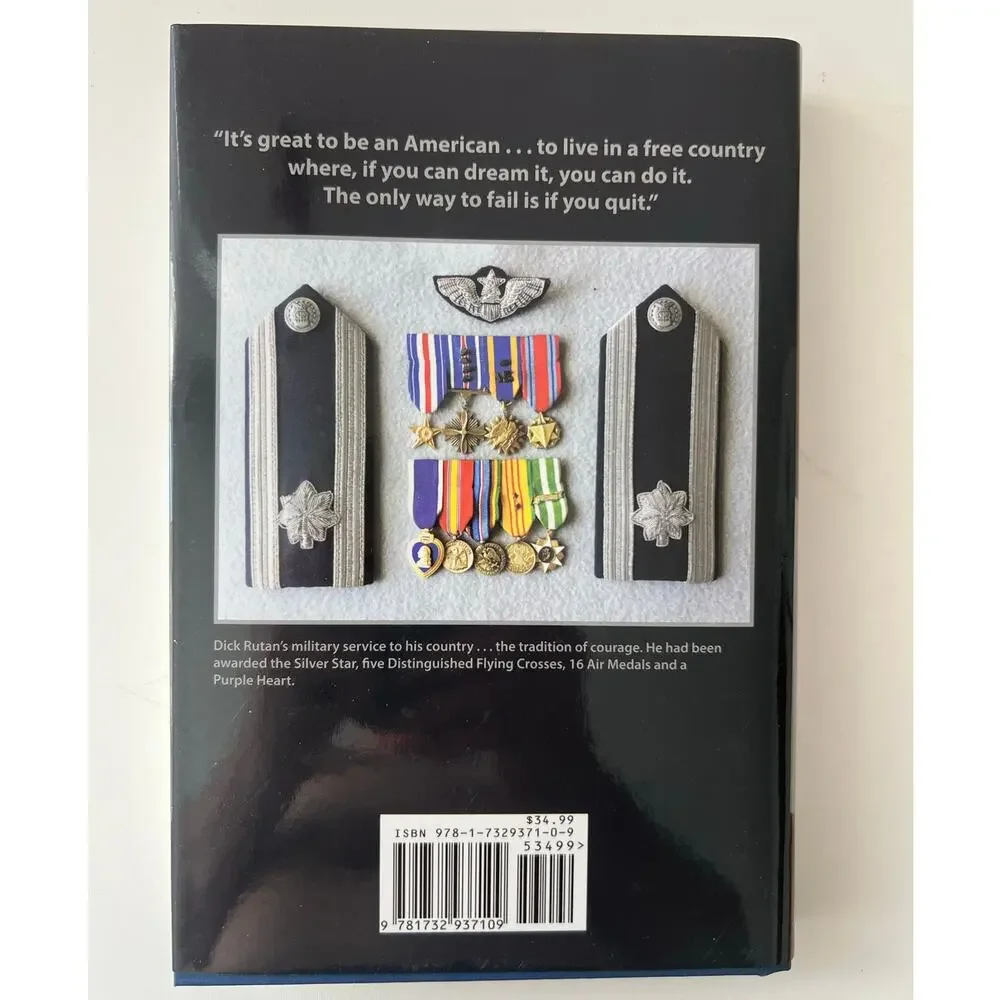 The Next Five Minutes Embracing the Impossible Dick Rutan SIGNED & Numbered HC